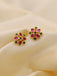 Flower Design Golden Earrings ER-8